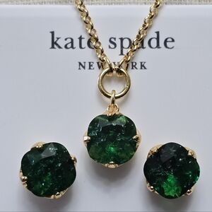 Kate Spade Pop Of Joy Pendant Necklace & Stud Earringd